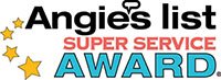 All Pro Doors has won the Angies List Super Service Award multiple times